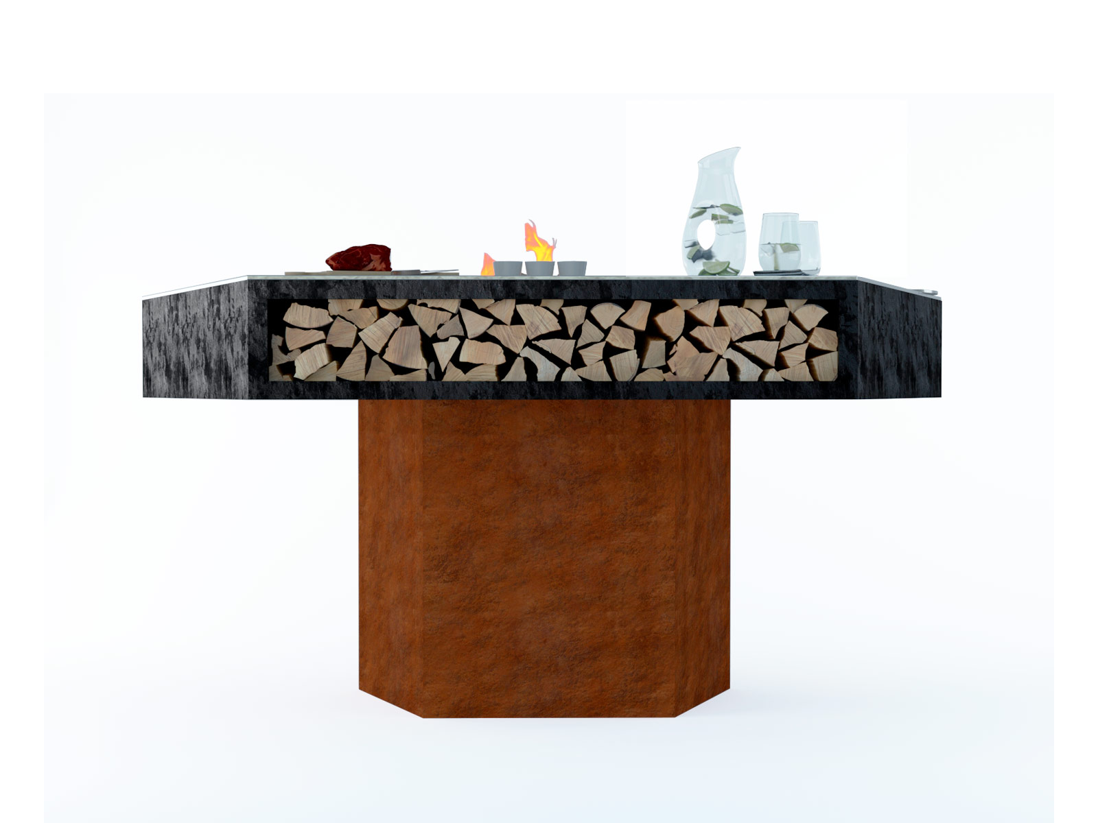 Brasero - version table 180cm – Image 2