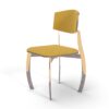 Chaise de la collection Alter Ego, la version Brute, vue de 3 quart