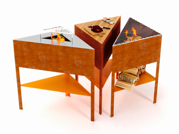 Modules Pythagore, braséro - barbecue de la marque Kurudo