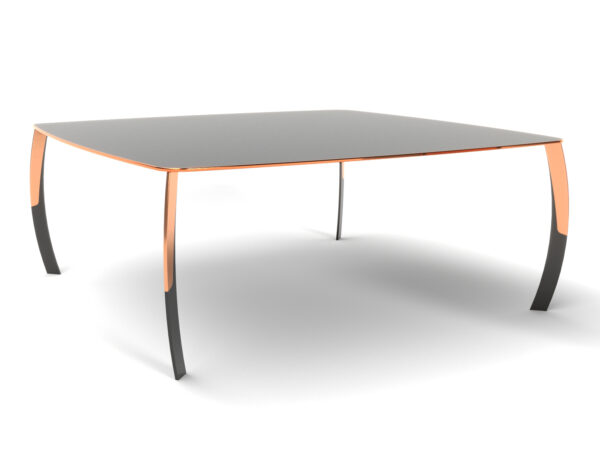 Table Alter-Ego, La version noire, vue de 3 quart