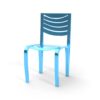 Chaise de jardin Déferlante vue de 3 quart